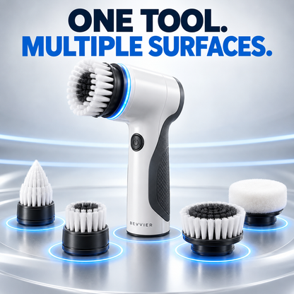 BEVVIER® SpinScrub Cordless Multi-Surface Detail Cleaner