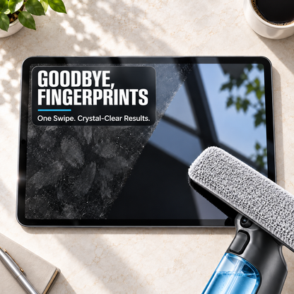 BEVVIER® ScreenSoft 2-in-1 Spray & Wipe Screen & Glass Cleaner