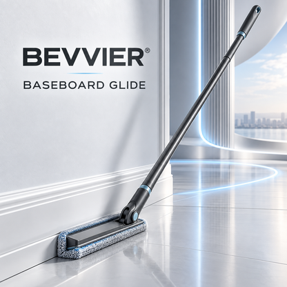 BEVVIER® Baseboard Glide Stand-Up Wall Edge Cleaning Tool