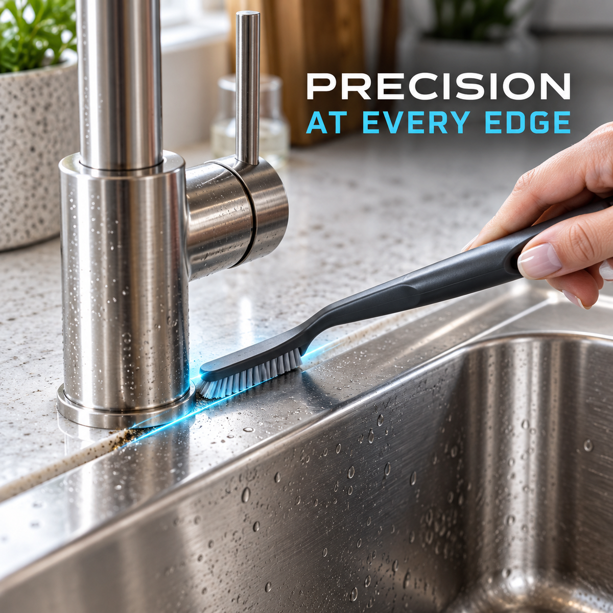 BEVVIER® EdgeReach Ultra-Slim Deep Gap Cleaning Brush