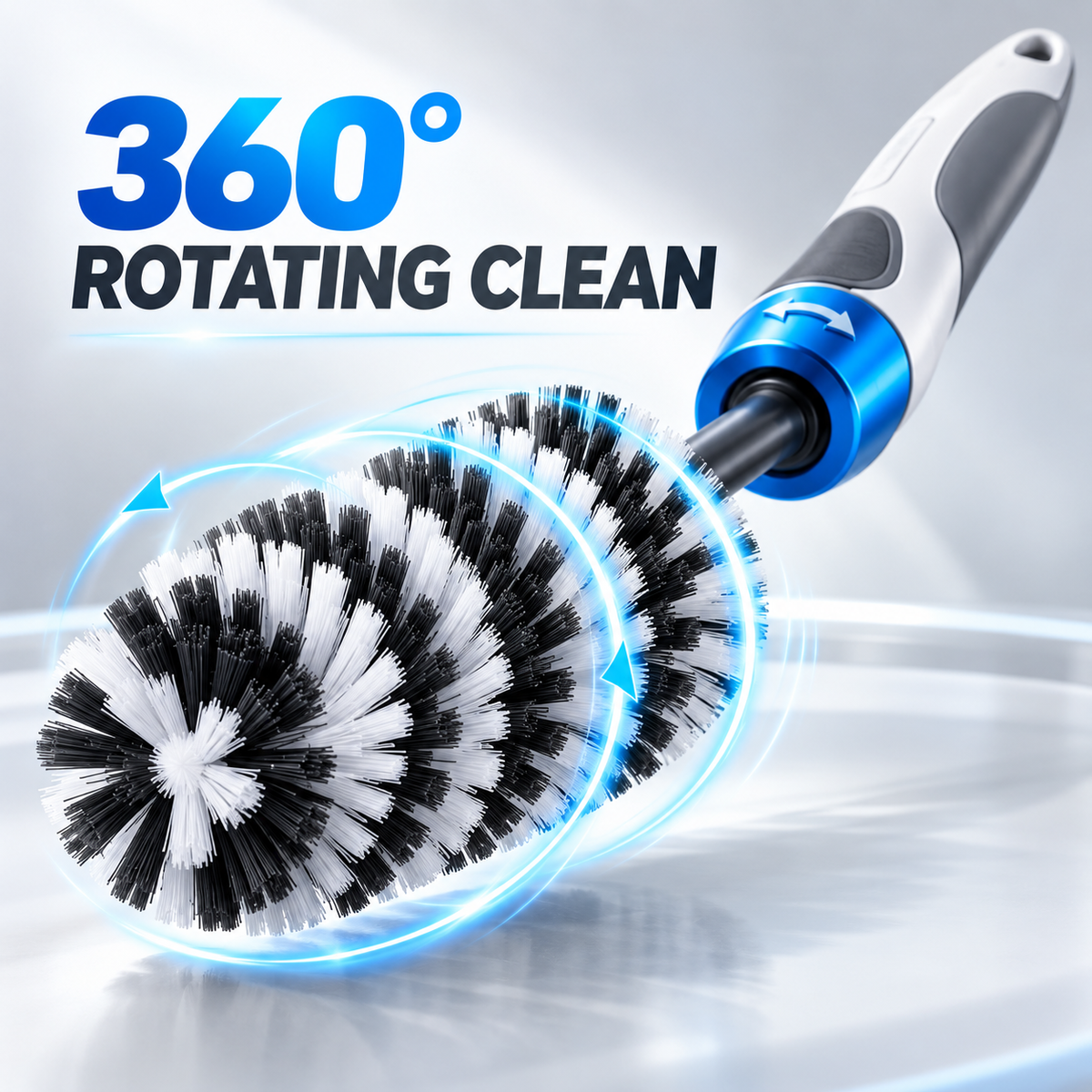 BEVVIER® BottleJet 360° Rotating Cup & Bottle Cleaning Brush