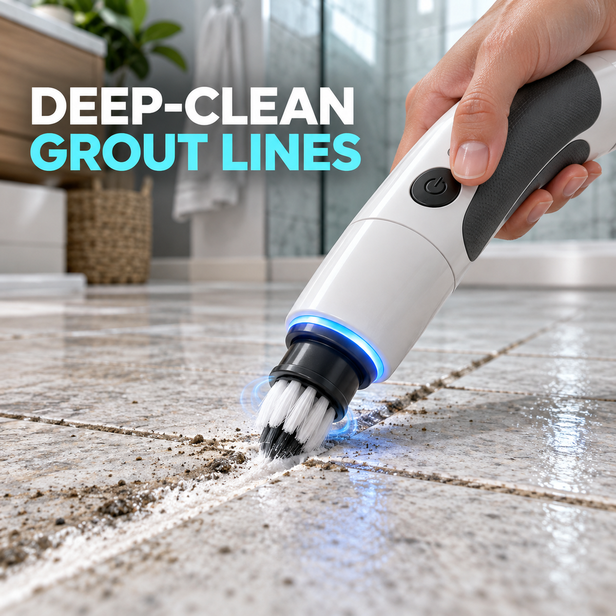 BEVVIER® SpinScrub Cordless Multi-Surface Detail Cleaner