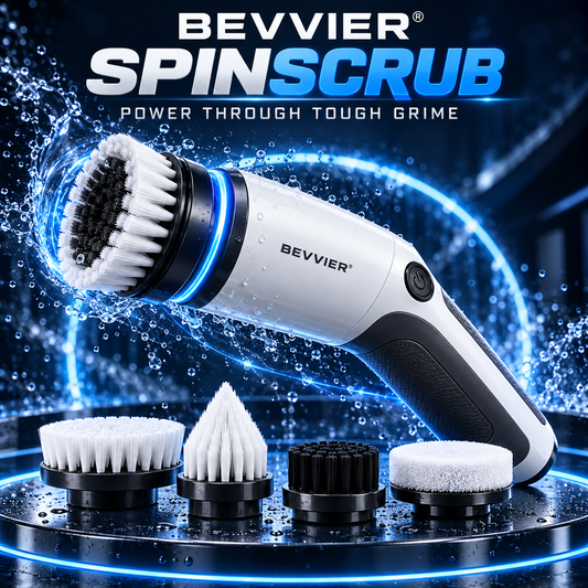 BEVVIER® SpinScrub Cordless Multi-Surface Detail Cleaner